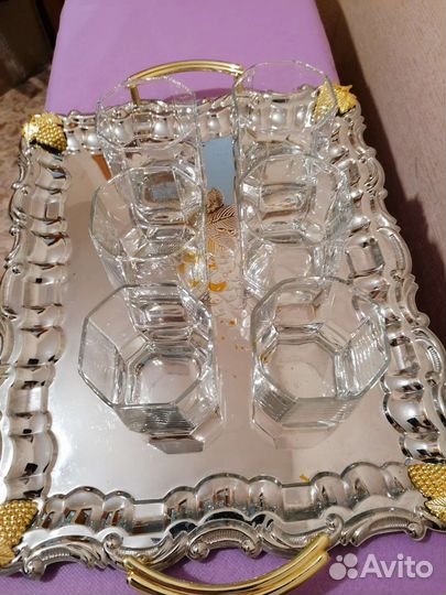 Стаканы для виски, воды и сока. 6 штук