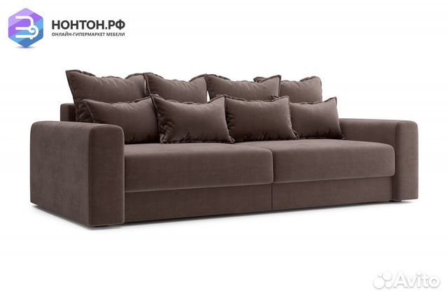 Диван тик-так Омега коричневый