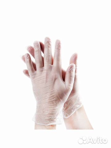 Перчатки виниловые