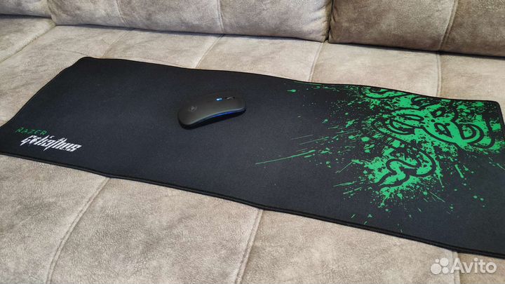 Беспроводная мышь+коврик