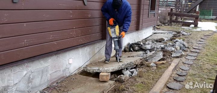 Демонтаж Демонтажные работы Снос стен, домов