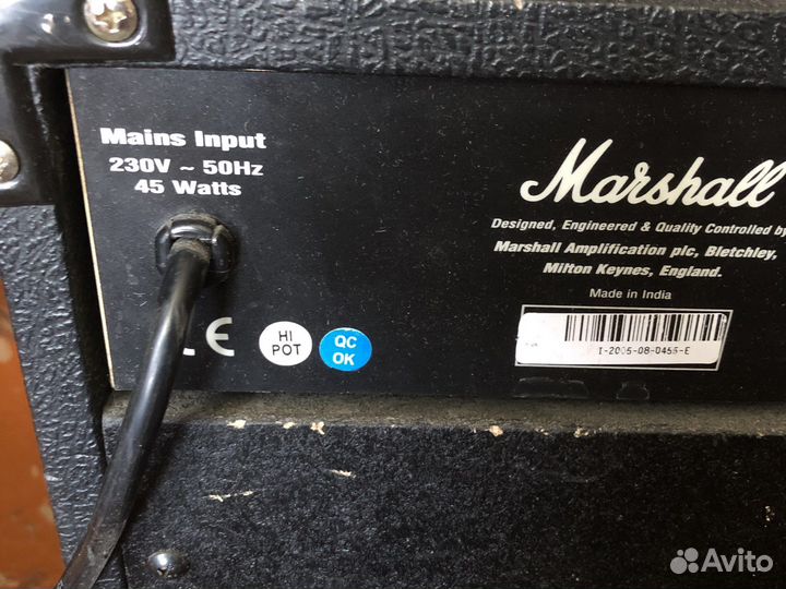 Комбоусилитель Marshall mg15 cd 15 Watt