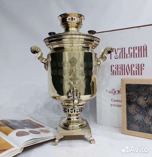 Старинный самовар Ив. Баташева 6л. Стандарт