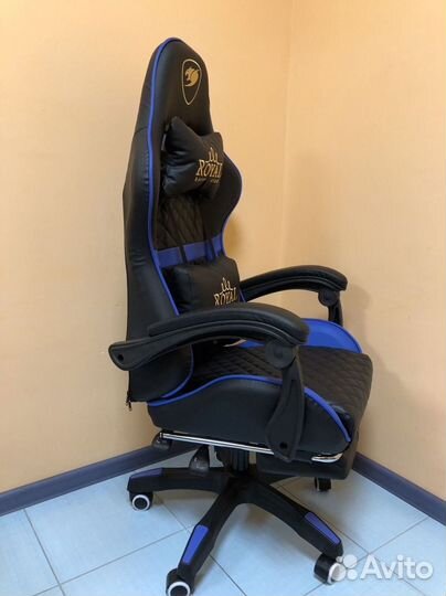Компьютерное игровое кресло геймерское с массажем