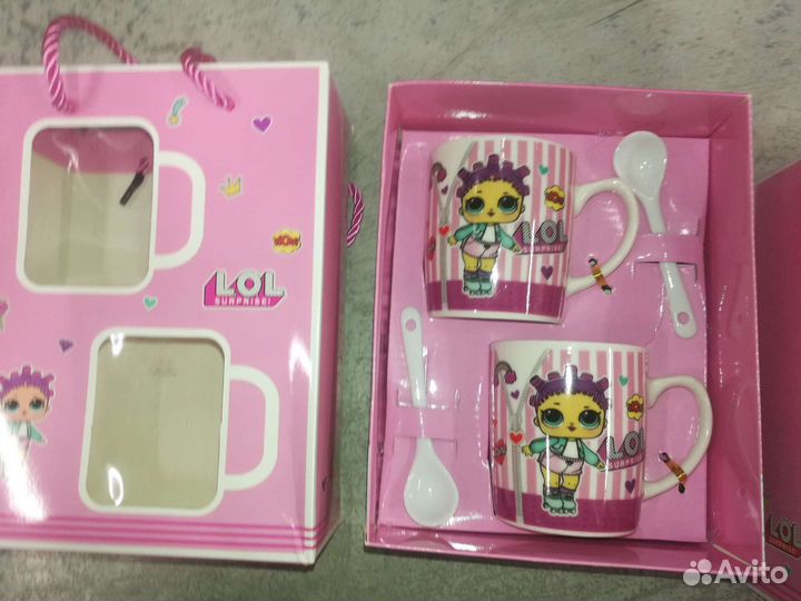Подарочный набор лол, две чайные пары