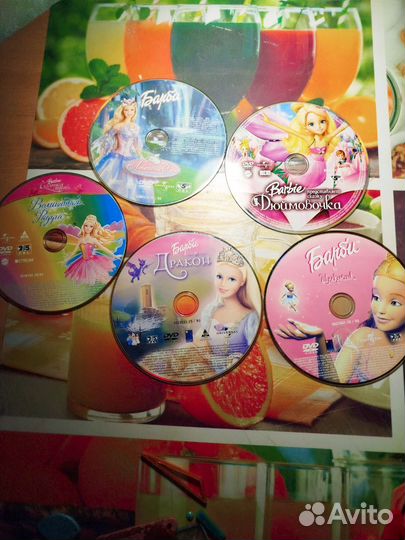 12 дисков, мультики