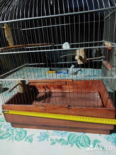 Клетка для птиц из дерева