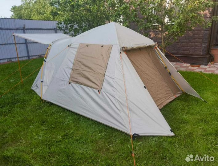 Палатка 4 местная с 2 входами 2 слойная