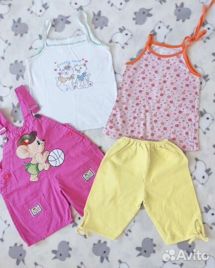 Вещи большой коробкой на девочку до года/ Бронь