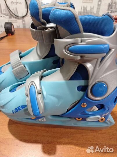 Коньки детские раздвижные 30-33 рр