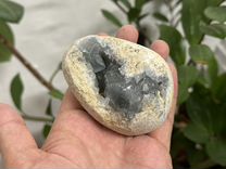 Друза целестина жеода натуральный камень