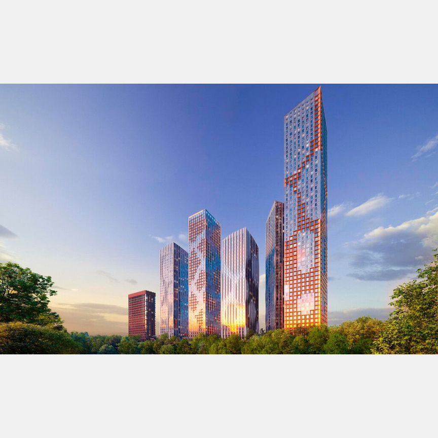 3-к. квартира, 60,9 м², 4/45 эт.