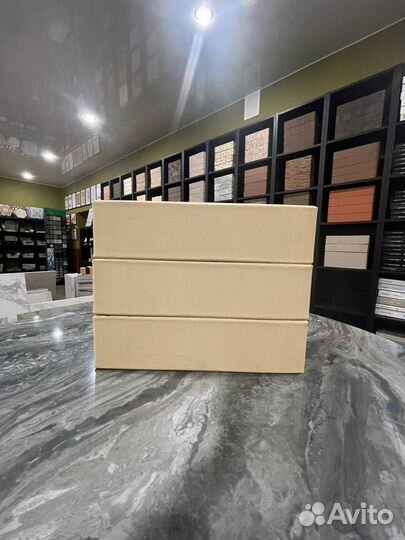 Лицевой керамический кирпич белый бархат Строма 1нф