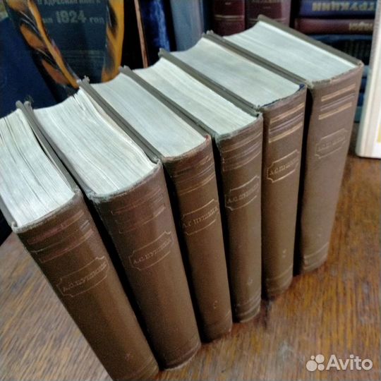 А.С. Пушкин собрание сочинений в 6 томах 1949г