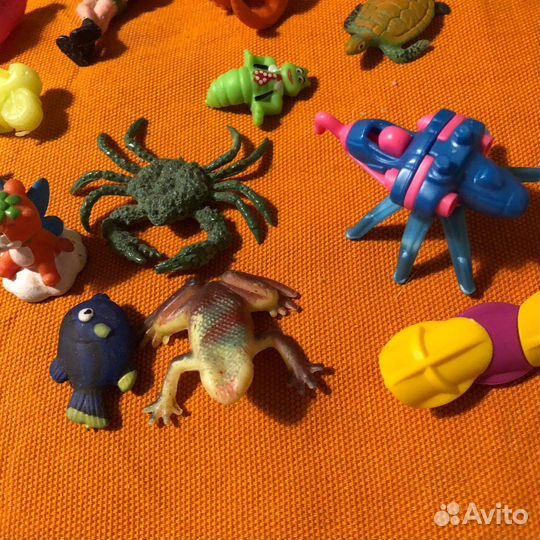 Резиновые фигурки хверкй из киндер сюрприза