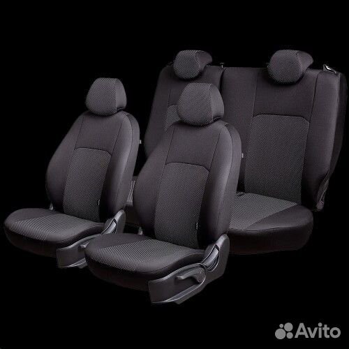 Чехлы на сиденье Renault Logan-1 06.2004-06.2016г