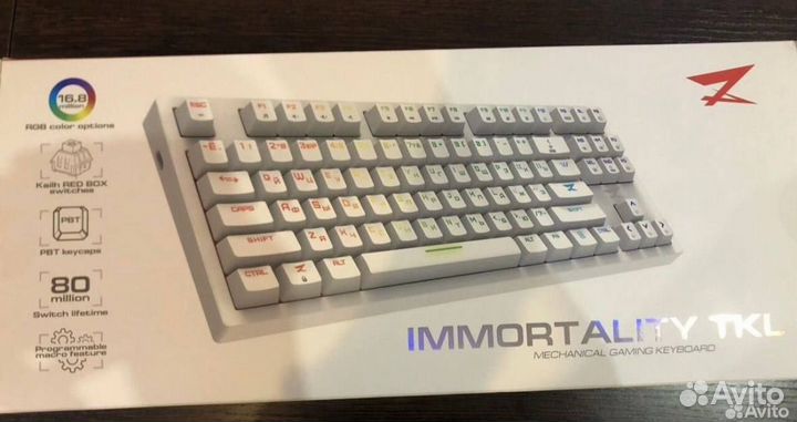 Клавиатура Zet Gaming Immortality TKL