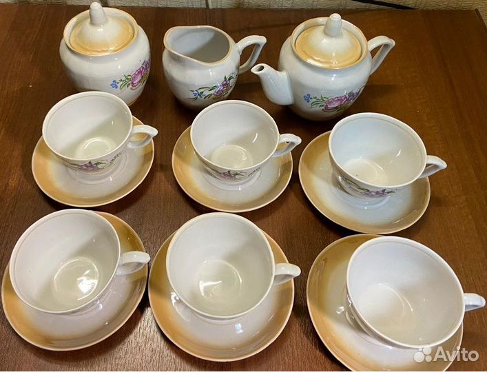 Чайный сервиз СССР (новый)