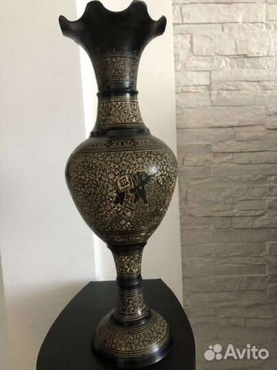 Ваза металлическая Индия