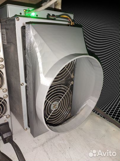 Фланец под асик S19 L7 под 150 воздуховод