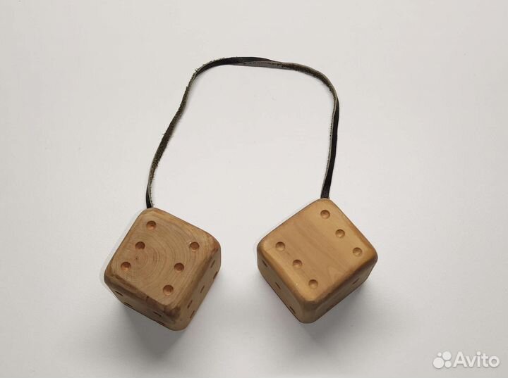 Кубики деревянные крупные из можжевельника