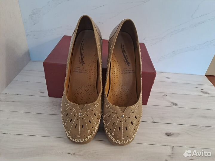 Туфли лодочки женские кожа немецкие р.37.5