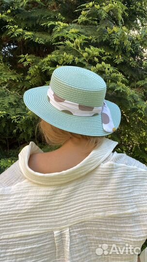 Новая Плетеная Шляпа женская летняя/Головной убор