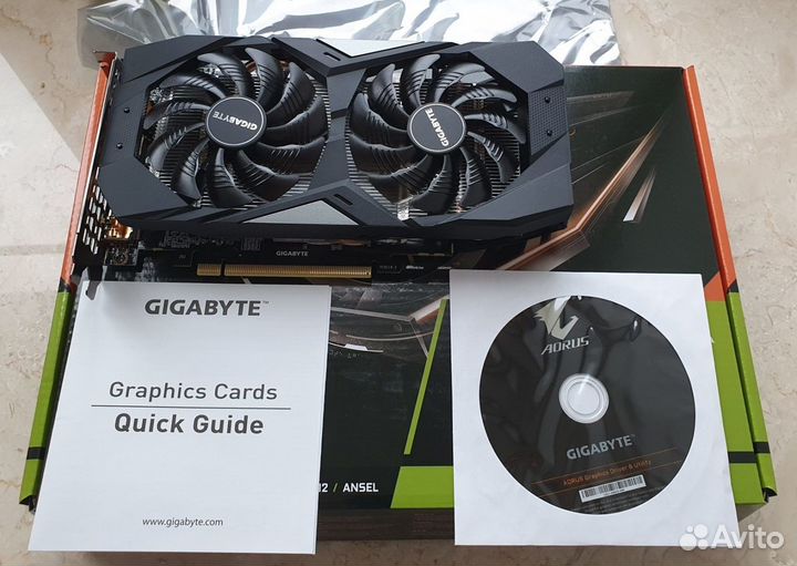 Игровая видеокарта gigabyte GeForce GTX 1660 super