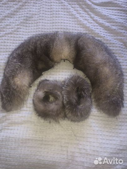 Воротник из чернобурки