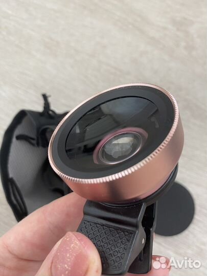 Линза рыбий глаз для телефона