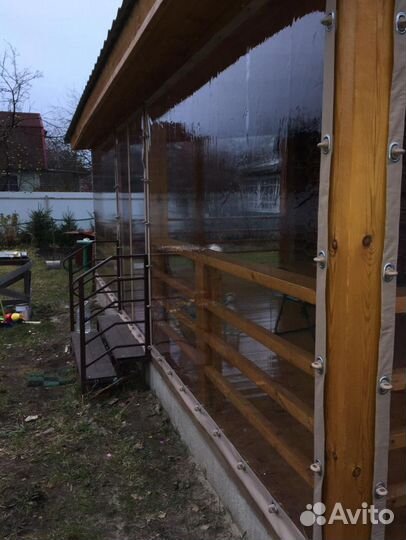 Мягкие окна для кафе летней веранды