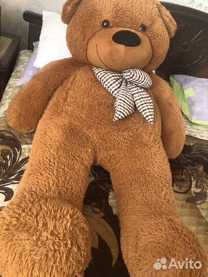 Большая мягкая игрушка медведь