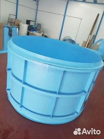 Бассейн полипропиленовый круглый (купель) 2*1,5