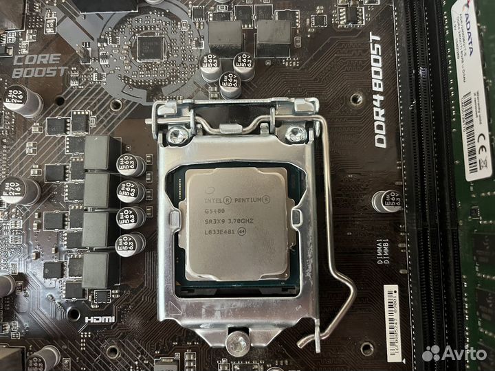 Материнская плата/процессор/озу/кулер