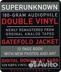 Виниловая пластинка Soundgarden, Superunknown