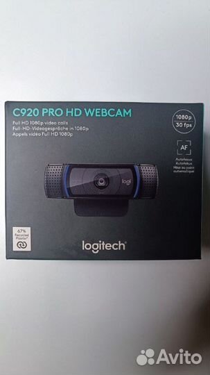 Веб-камера Logitech Full HD 1080p Pro Webcam C920