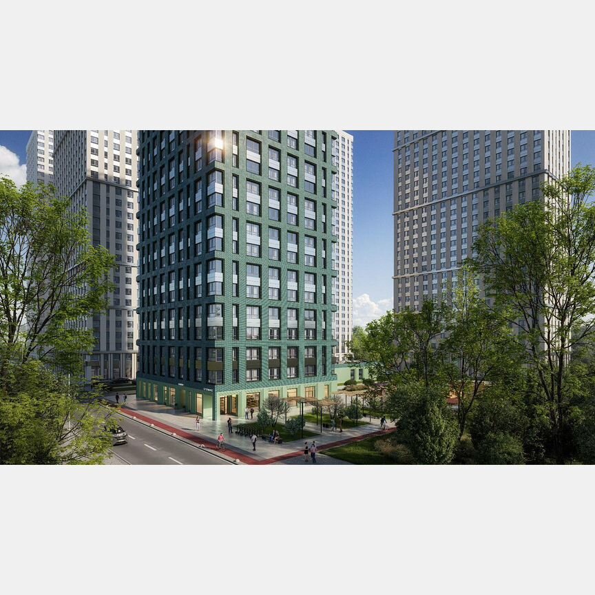 1-к. квартира, 39 м², 23/31 эт.