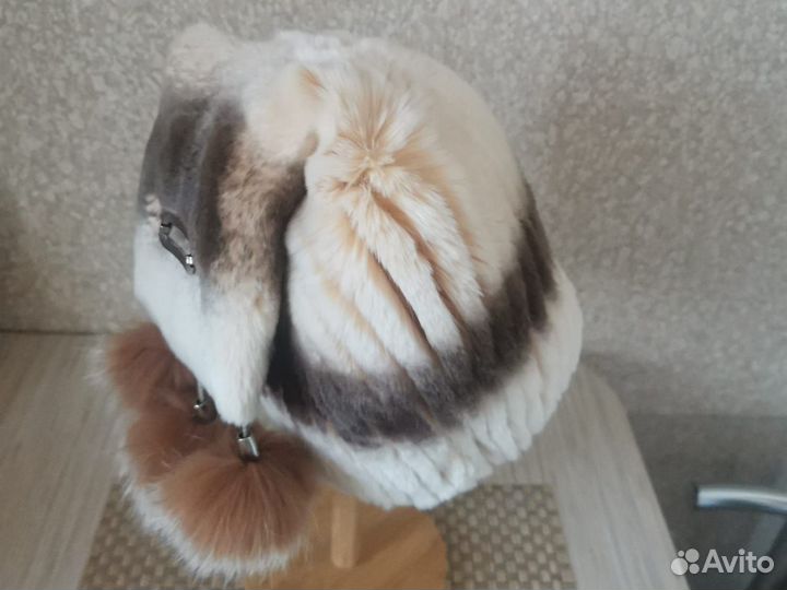 Шапка /шарф мех женская