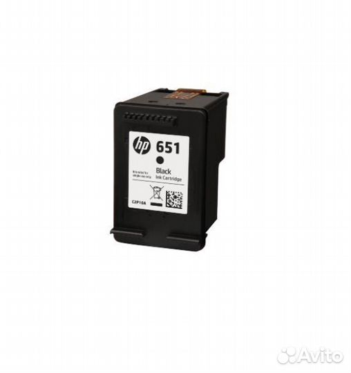 Картридж струйный черный HP 651 black (C2P10AE)