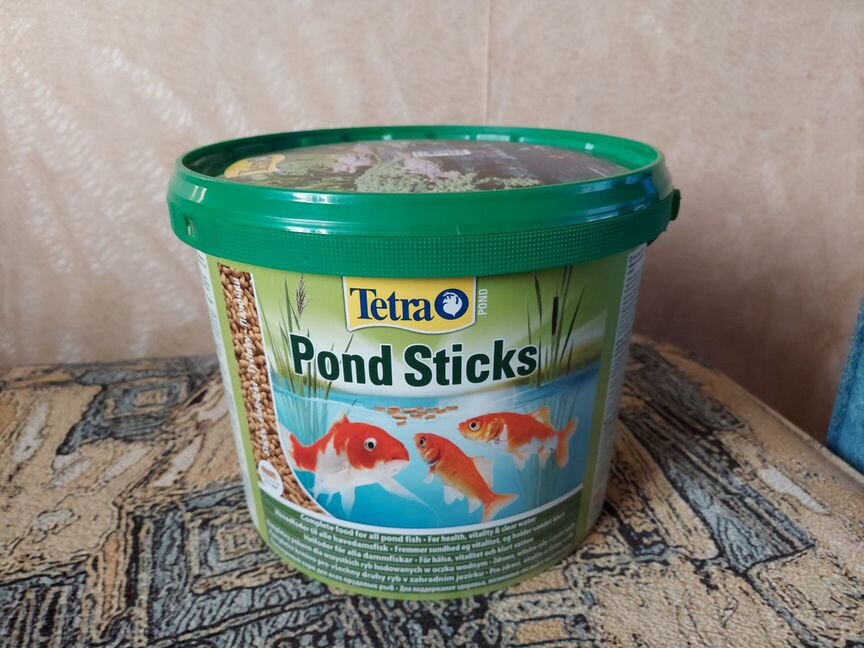 Корм для прудовых рыб Tetra Pond Sticks. 10 литров