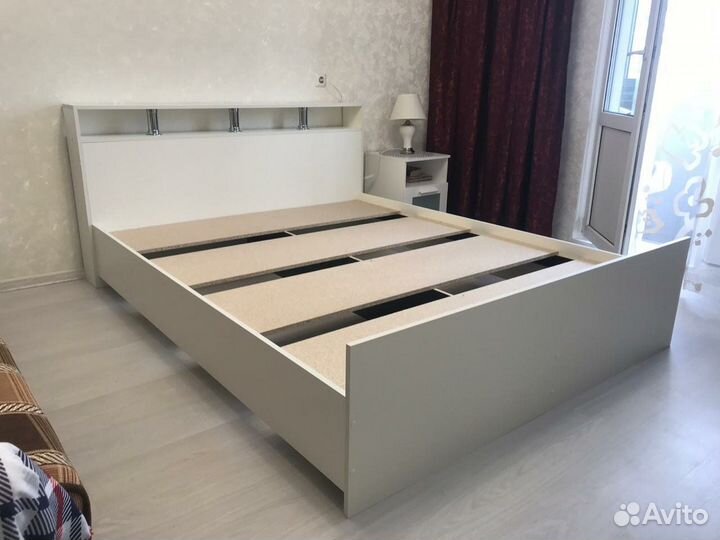 Кровать двуспальная Саломея 1,6 белая