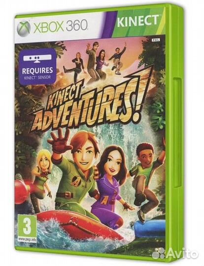 Диск для xвox-360 - Kinect Adventures