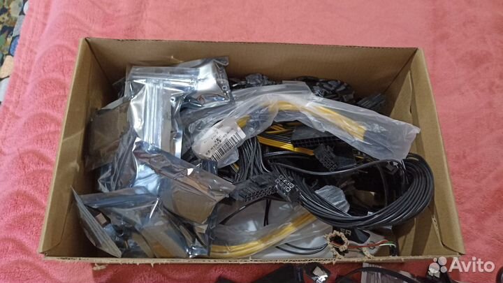 Кабеляcpu-8pin;Синхр.бп;Райзера;Вентиляторы120