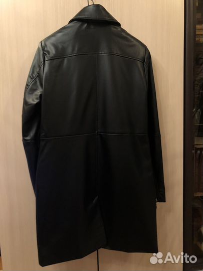 Кожаный плащ