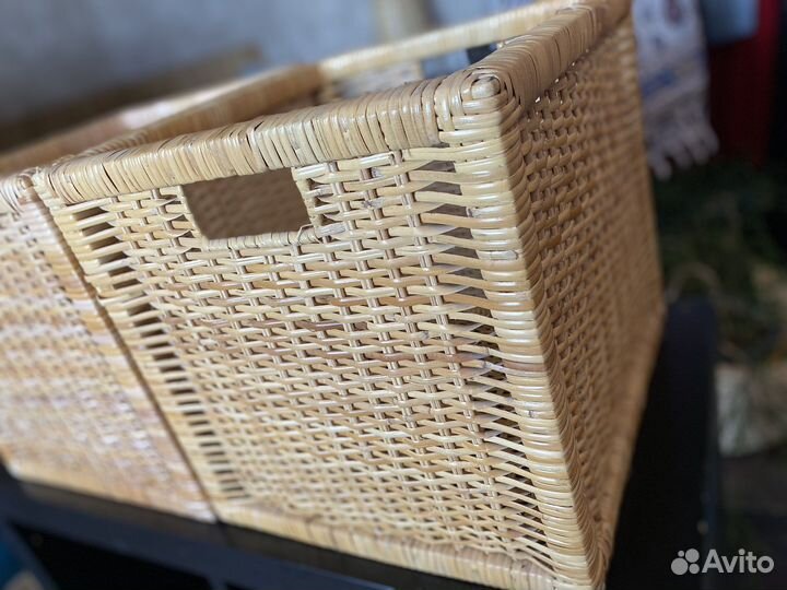 Корзина плетеная Икея, 2 штуки