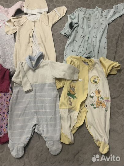 Одежда для новорожденных пакетом на девочку