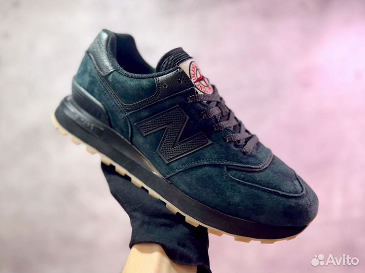 Кроссовки New Balance 574 Stone Island качественные