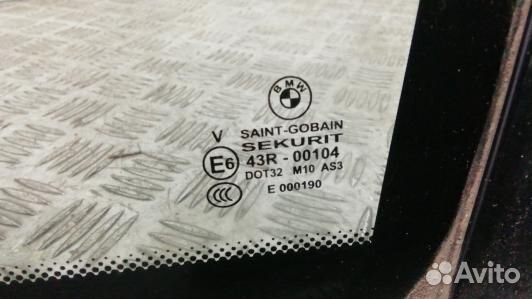 Стекло кузова боковое заднее правое BMW X3 E83 (62P18OS01)