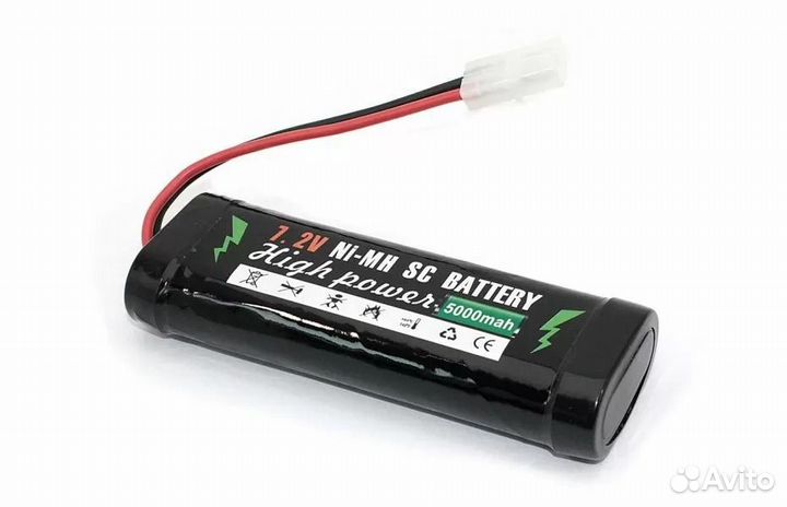 Аккумулятор Ni-Mh 7.2V 5000 mAh AA 134.5*41*25 раз