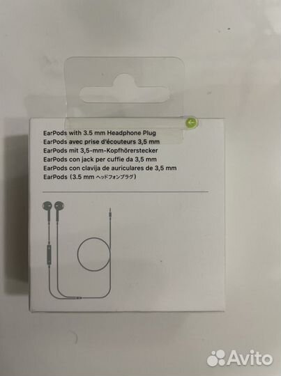 Наушники Apple EarPods 3,5 мм